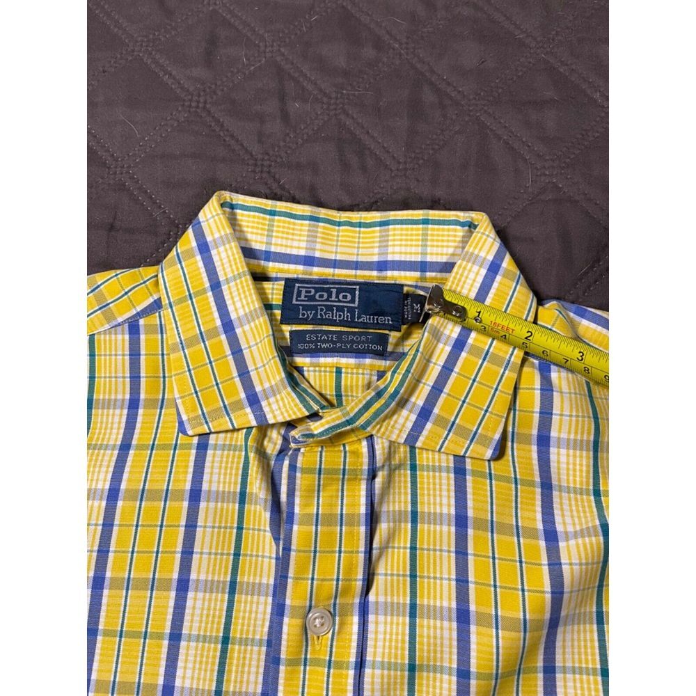 Polo Ralph Lauren Yellow and Blue Plaid Shirt